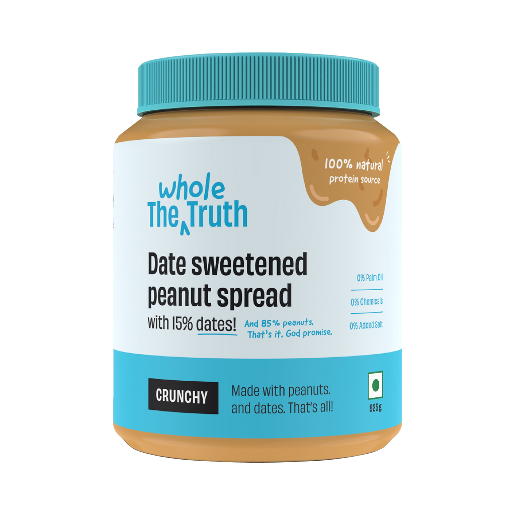 CRUNCHY - Peanut Spread With Dates - Box of 925g