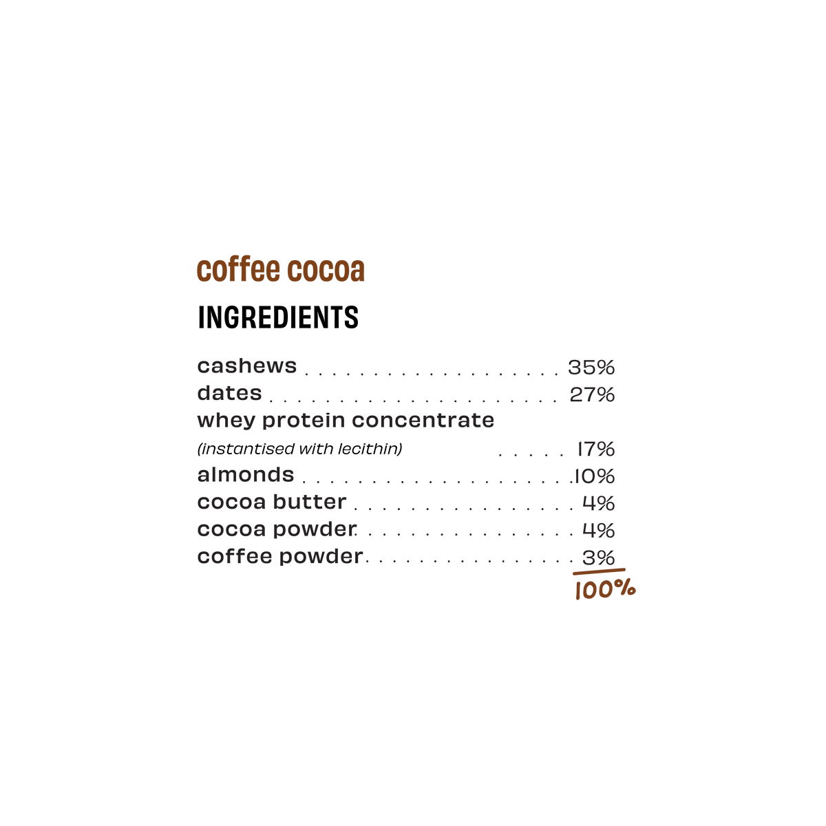 Coffee Cocoa - Protein Bar