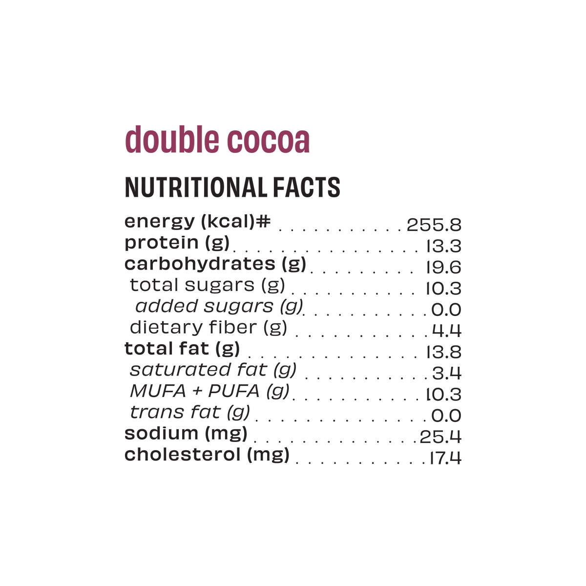 Double Cocoa - Protein Bar