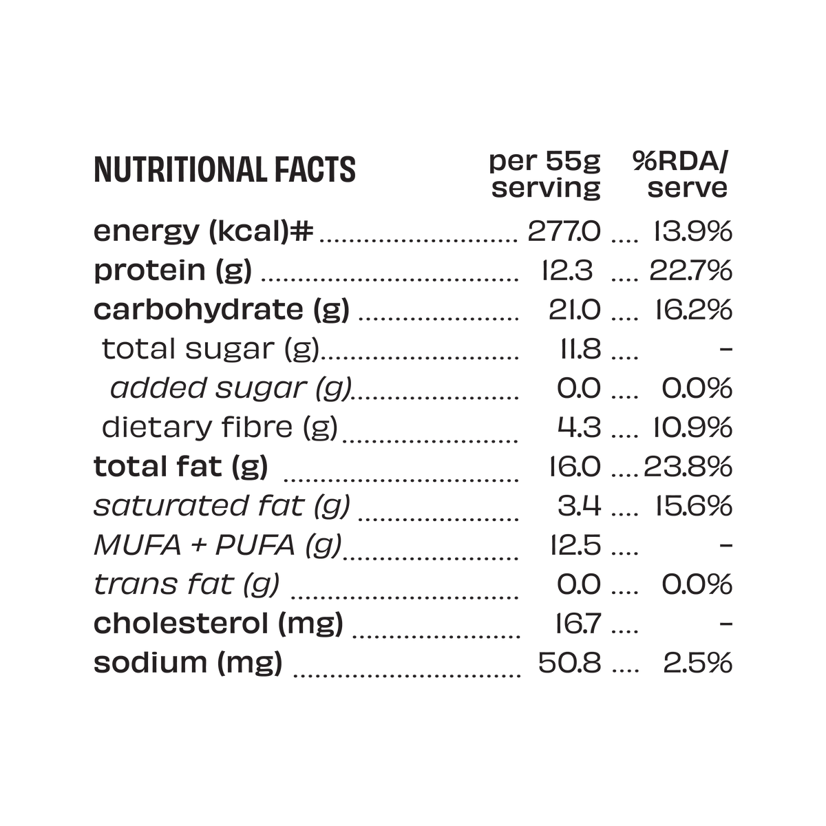 Hazelnut Millet - Protein Bar