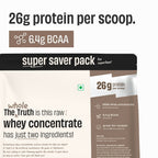 Unflavoured Raw Whey Protein Concentrate 26g - 2 Kg