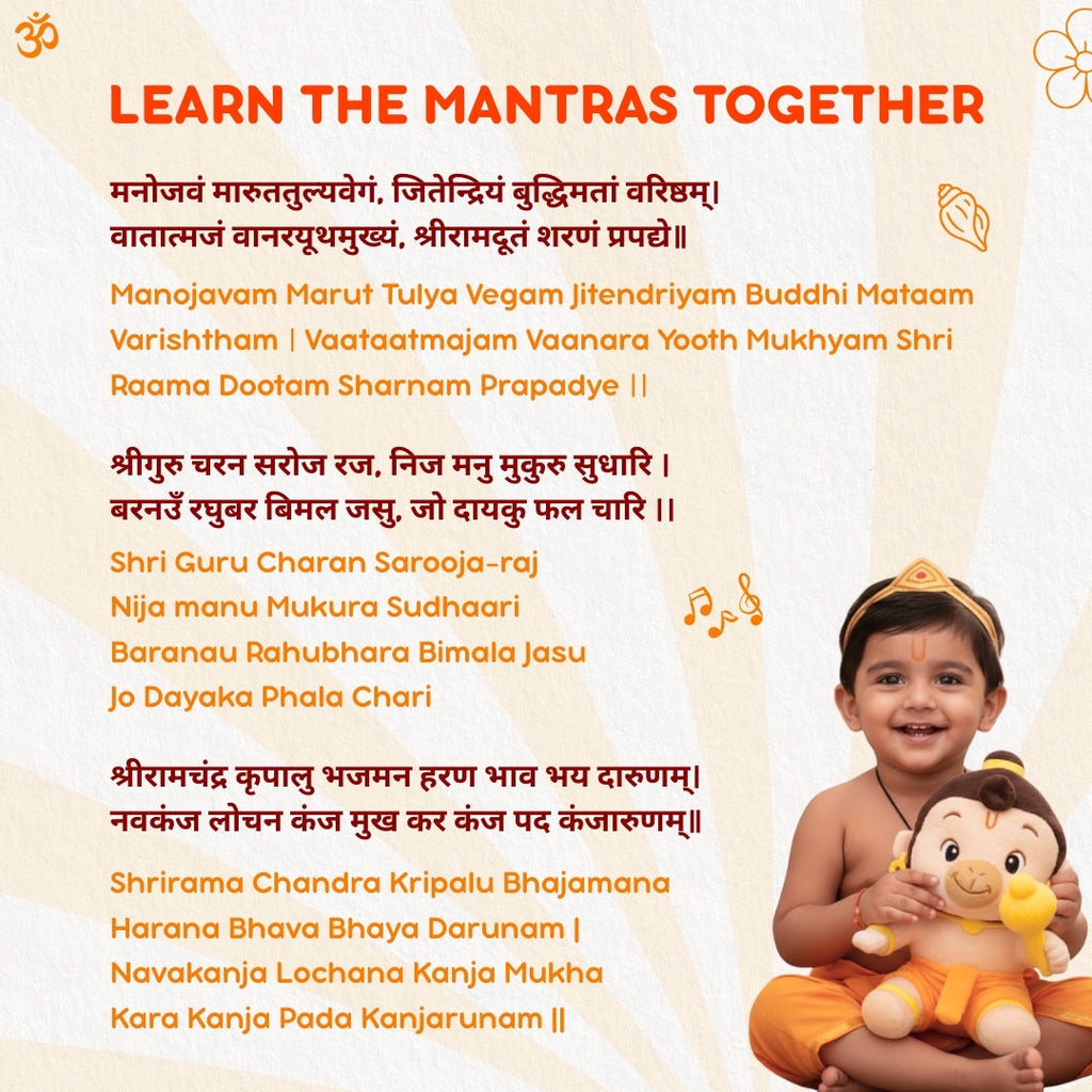ClapCuddles: Mantra Chanting Hanuman with Meditation Mode