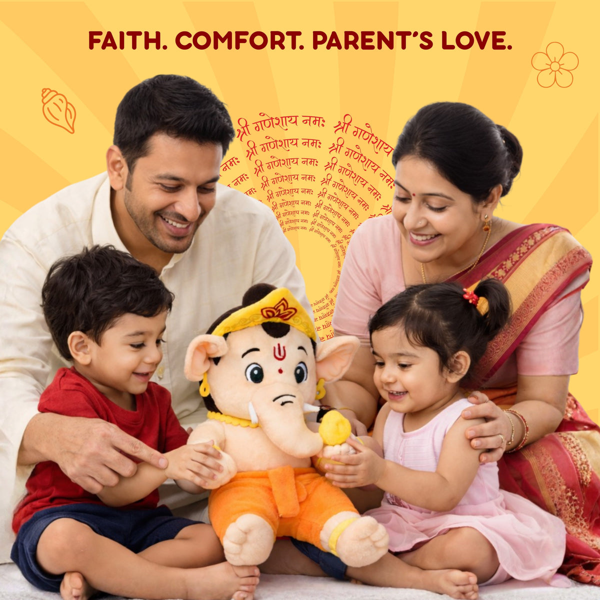 Clap Cuddles: Mantra Chanting Ganesha with Meditation Mode