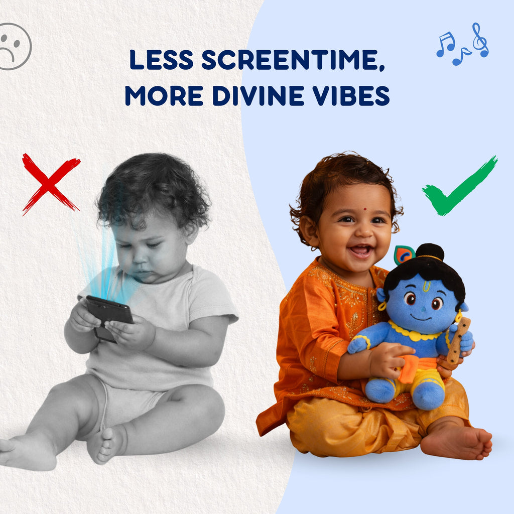 Clap Cuddle: Mantra Chanting Krishna with Meditation Mode