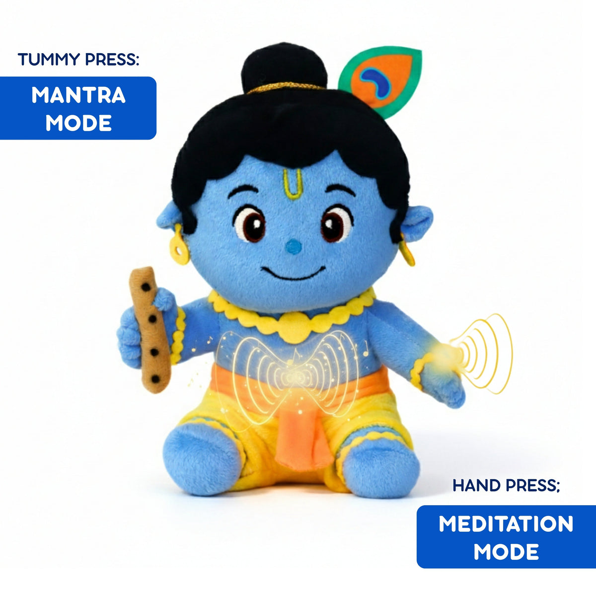 Clap Cuddle: Mantra Chanting Krishna with Meditation Mode