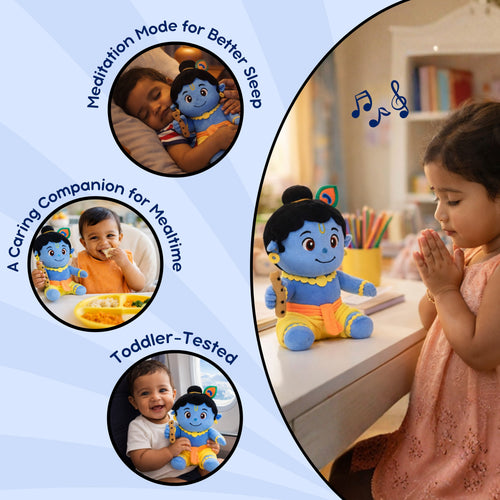 Clap Cuddle: Mantra Chanting Krishna with Meditation Mode