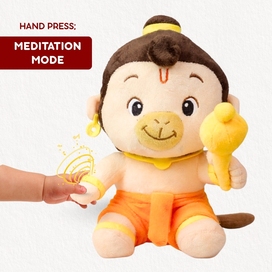 ClapCuddles: Mantra Chanting Hanuman with Meditation Mode