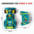 Sooper Brains: DIY Wooden Racer Car Kit (High-Speed STEM Build Set)