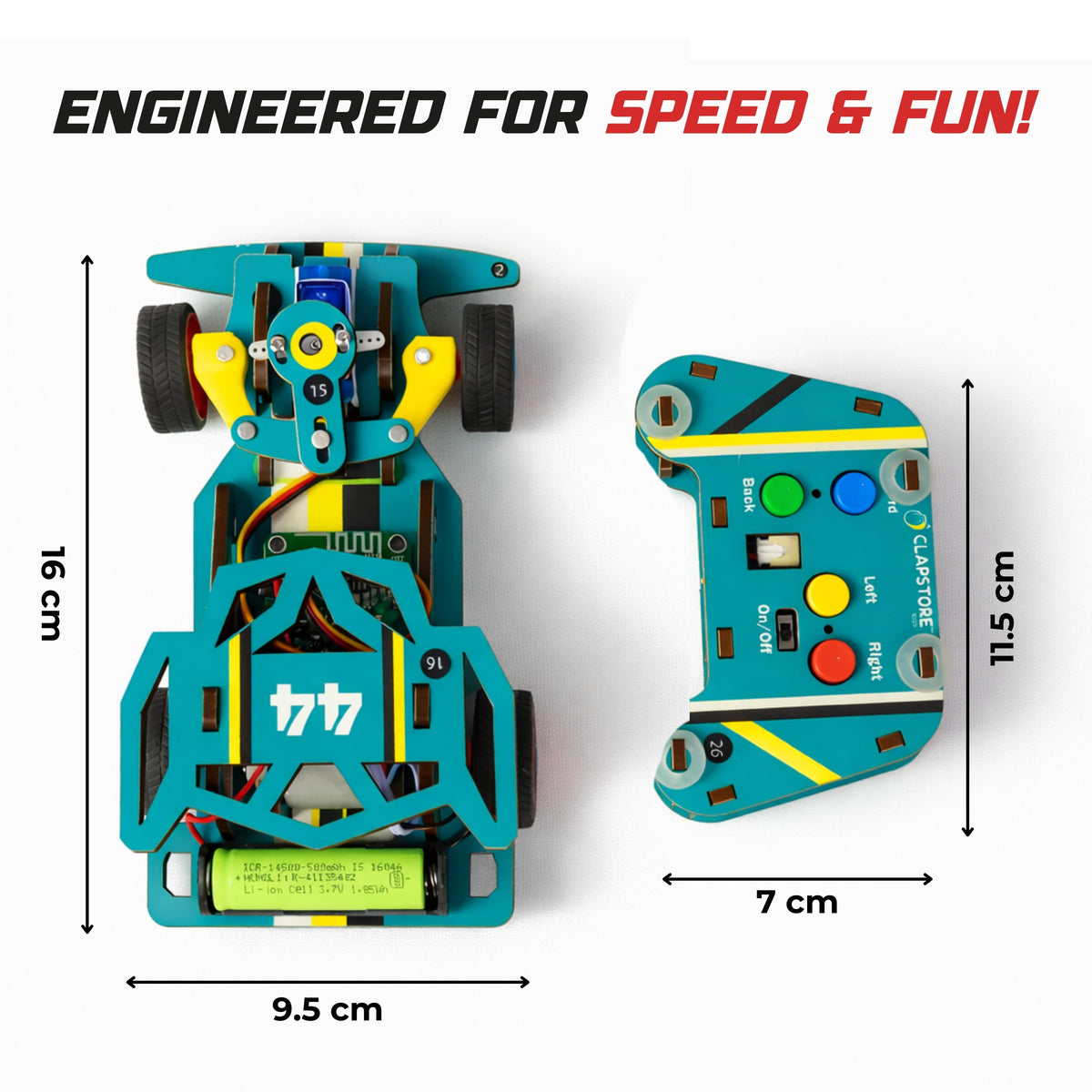 Sooper Brains: DIY Wooden Racer Car Kit (High-Speed STEM Build Set)