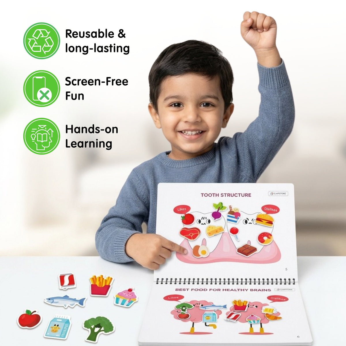 Human Body Busy Book: Interactive Learning Binder for Toddlers & Preschoolers