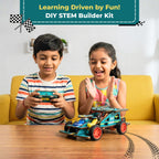 Sooper Brains: DIY Wooden Racer Car Kit (High-Speed STEM Build Set)