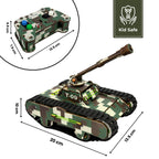 Sooper Brains: DIY Army Tank Kit (Type-C Rechargeable)