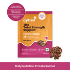 The Total Strength Support Plant Protein Sachet - Mocha