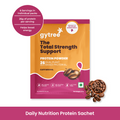The Total Strength Support Plant Protein Sachet - Chocolate