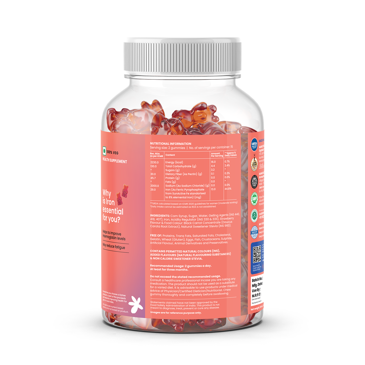 The Total Iron Support Gummies