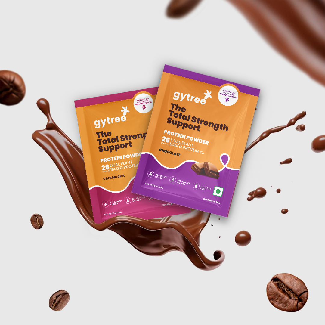 The Total Strength Support Plant Protein Sachet - Mocha