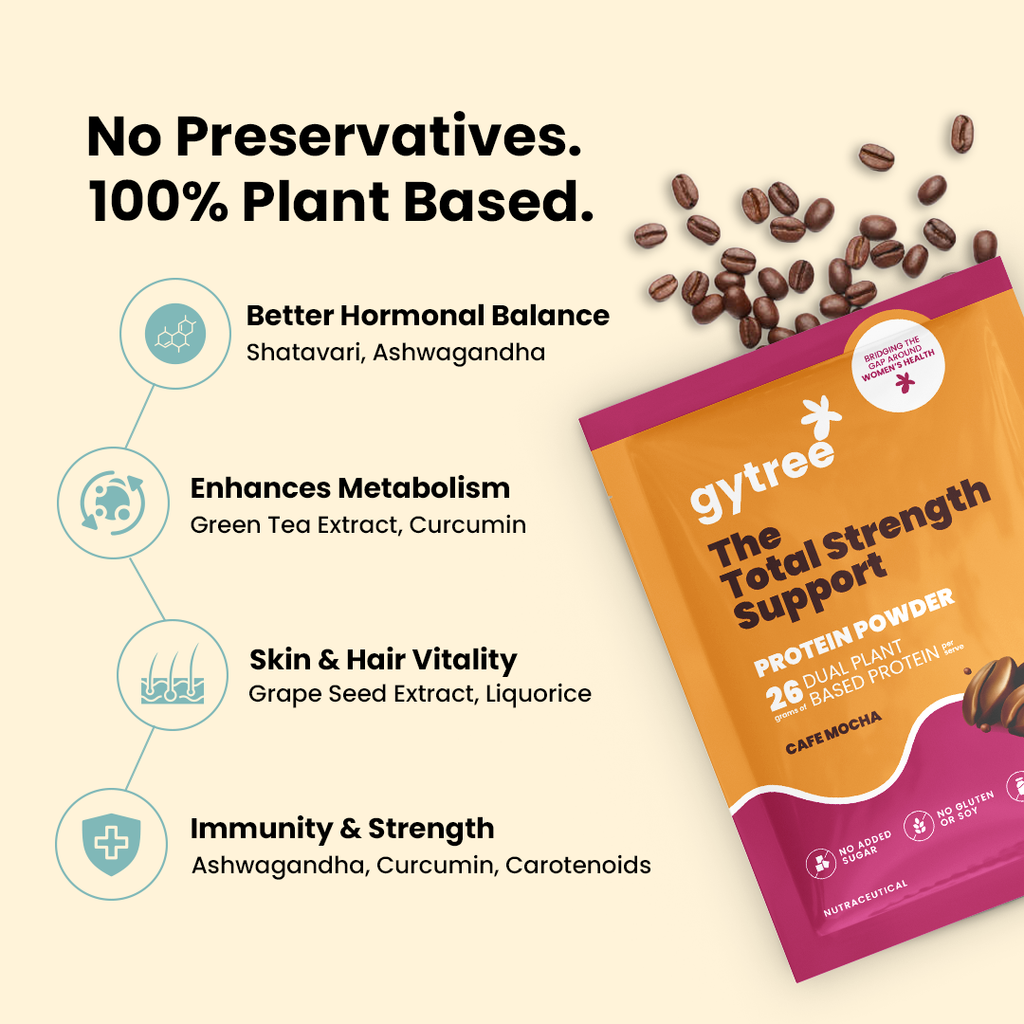 The Total Strength Support Plant Protein Sachet - Berry