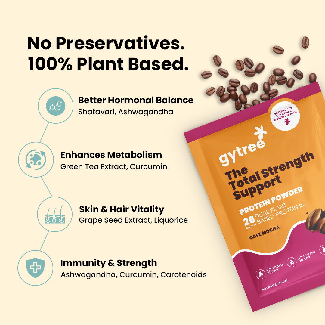 The Total Strength Support Plant Protein Sachet - Berry